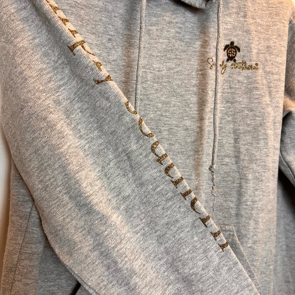 Simply Southern Hoodie Sweatshirt Small Turtle Comfy Cozy Coastal VSCO Preppy - Picture 6 of 8